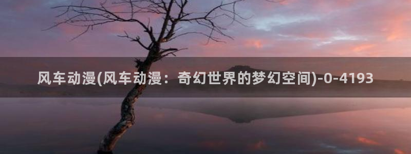动漫之家：风车动漫(风车动漫：奇幻世界的梦幻空间)